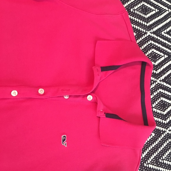 Vineyard Vines - Pink Golf Polo Tee - Picture 2 of 3